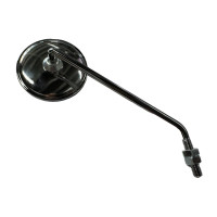 Espelho retrovisor redondo pequeno 75 mm cromado direito